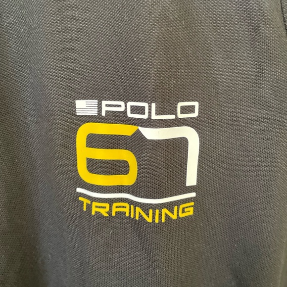 Polo by Ralph Lauren Black Polo with Yellow Accents - Picture 3 of 7